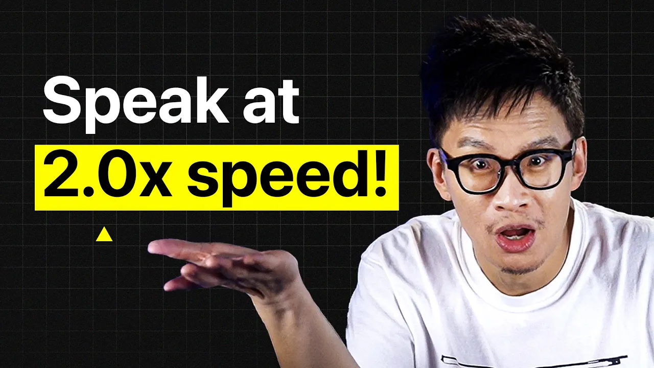 How to Speak Faster Without Losing Clarity! (3 Drills)
