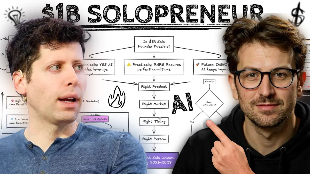 Making $$$ with Sam Altman's Solopreneurship Thesis with GPT5